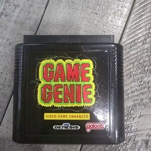 Sega Genesis Game Genie Video Game Enhancer - Black